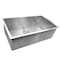 Nantucket Sinks 32 Inch Pro Series Large Rectangle Single Bowl Undermount Zero Radius Stainless Steel Kitchen Sink ZR3219-16 - alternate 2